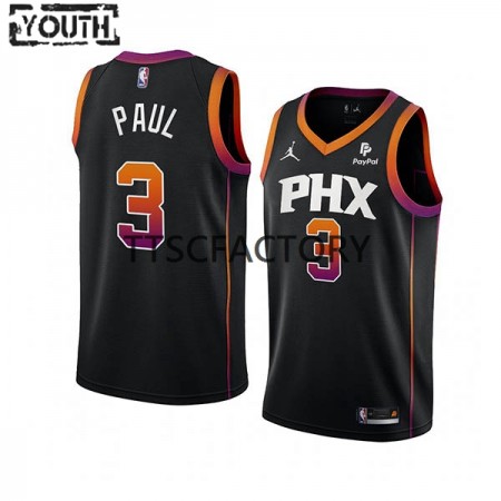 Maglia NBA Phoenix Suns Chris Paul 3 Jordan 2022-23 Statement Edition Nero Swingman - Bambino